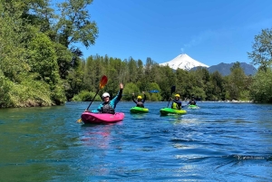 Pucón: Guided Kayak Trip on Liucura river with photos/videos