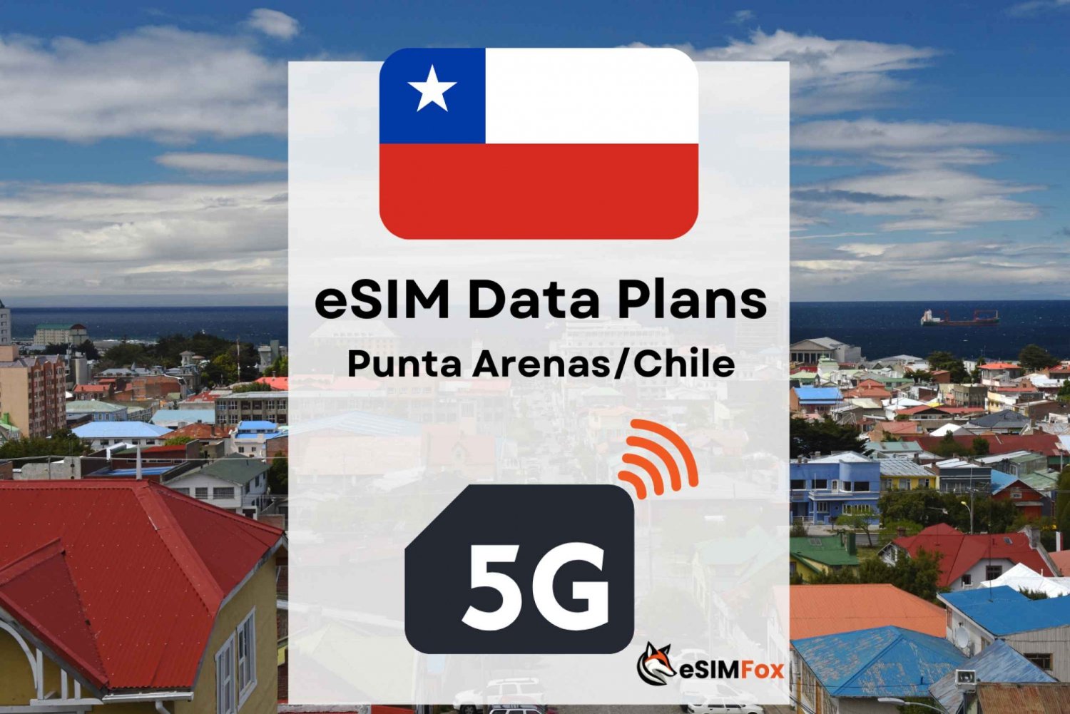Punta Arenas: eSIM Internet Data Plan for Chile