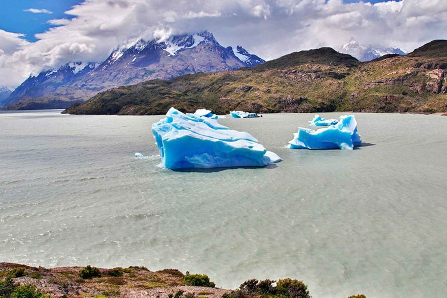 Punta Arenas : Journée de bateau à Torres del Paine et Glacier Grey