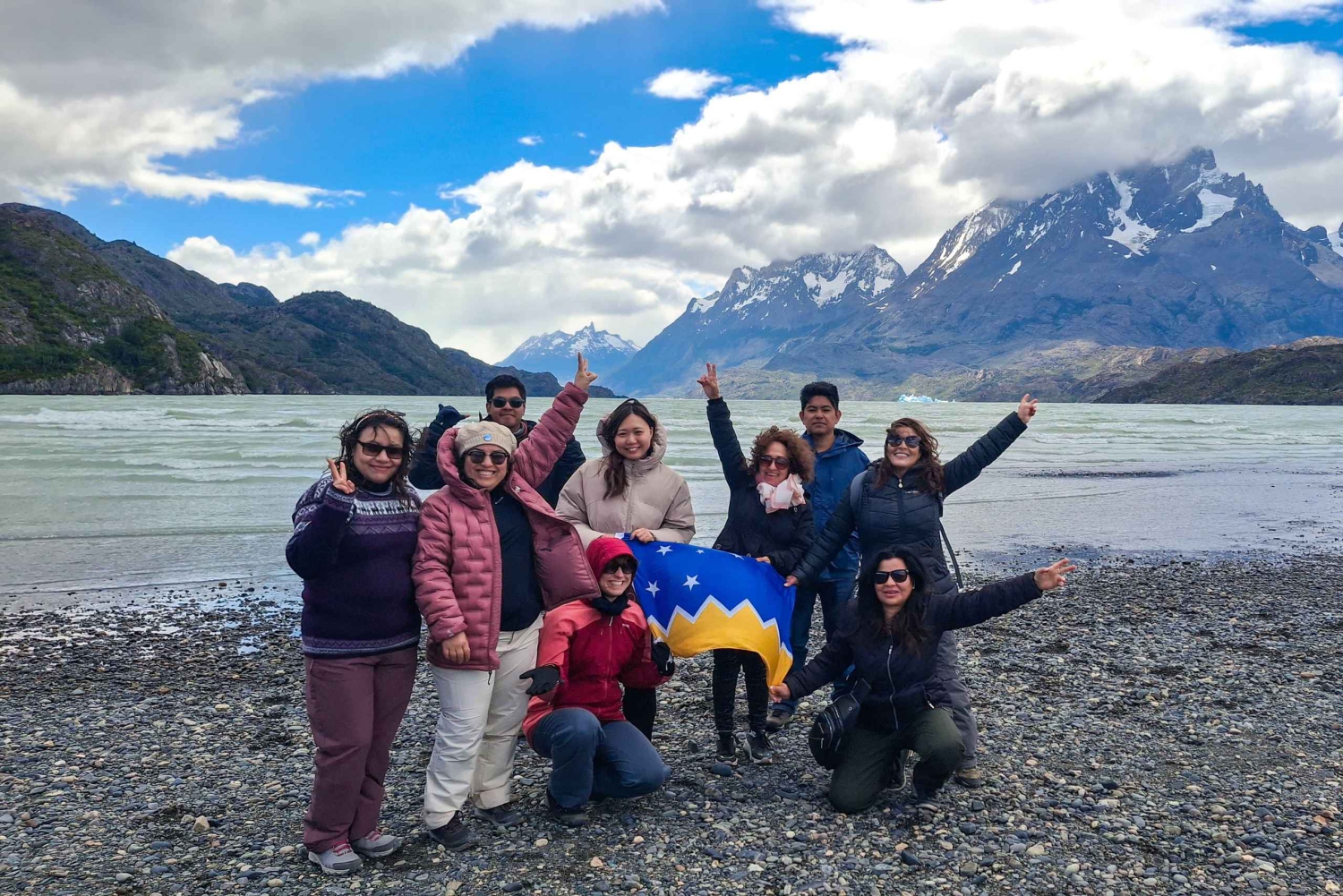 Punta Arenas : Journée complète à Torres del Paine + Milodón (avec transfert aéroport)