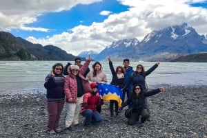 Punta Arenas : Journée complète à Torres del Paine + Milodón (avec transfert aéroport)