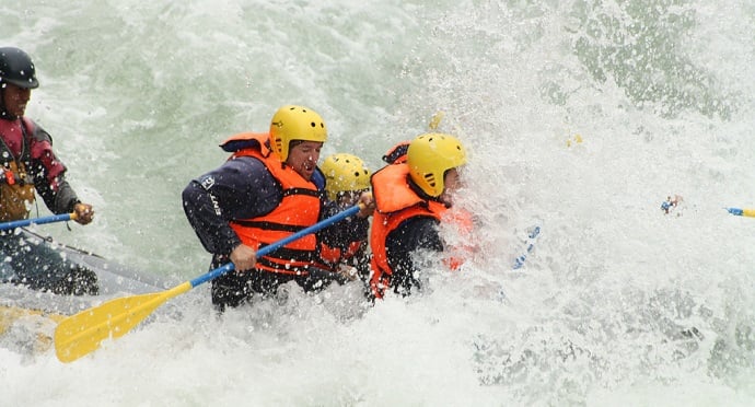 Rafting experience in Chile