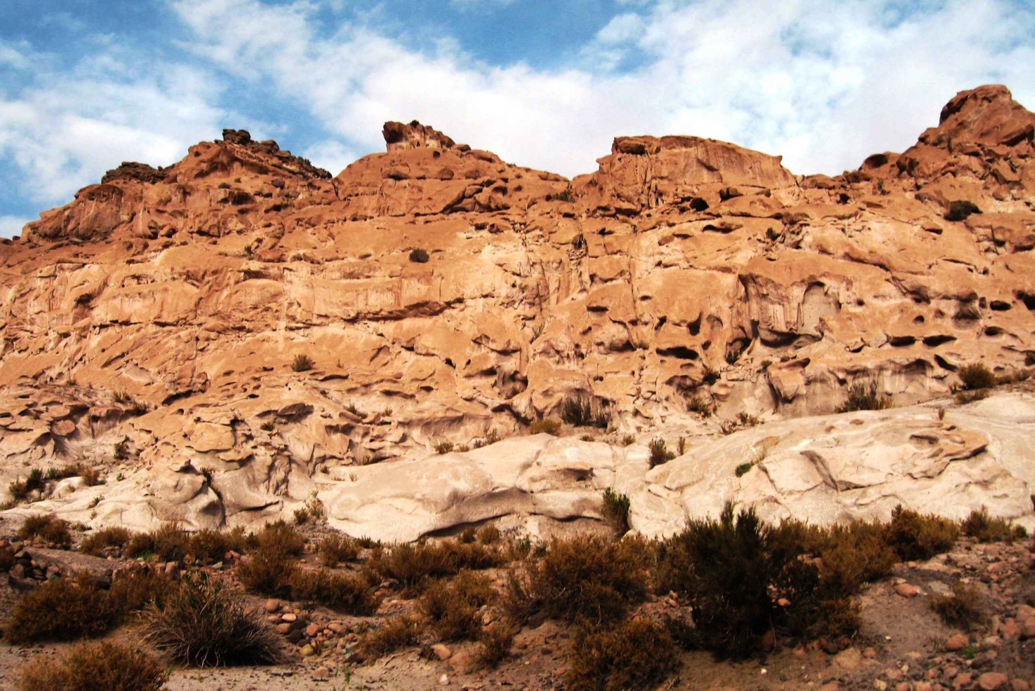 Vallée de l'arc-en-ciel depuis San Pedro de Atacama