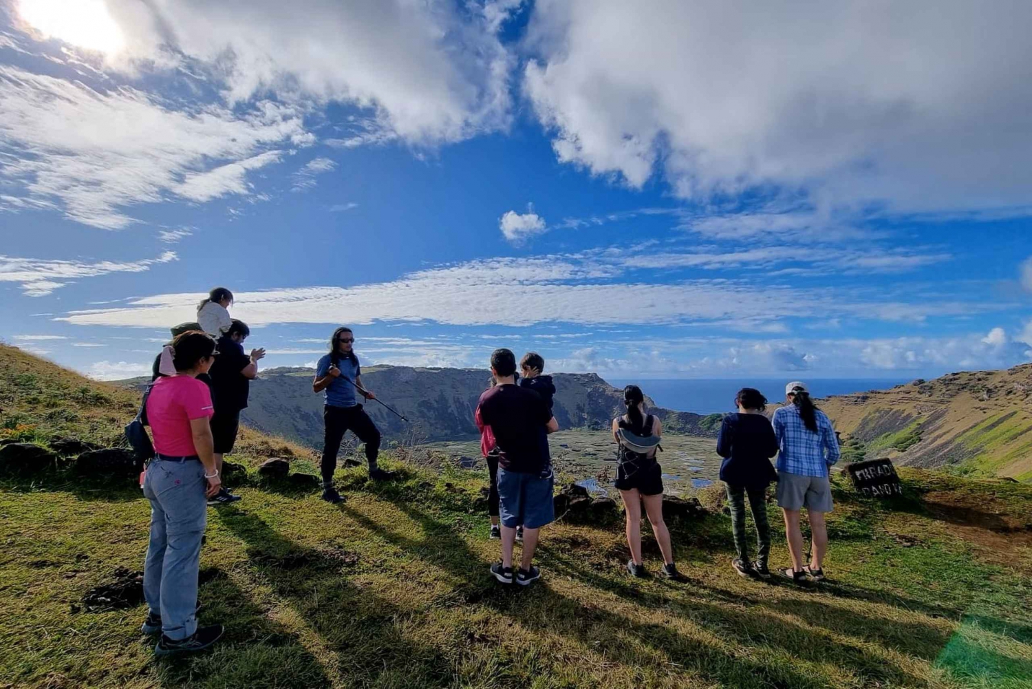 'Rano Kau : Trek autour du cratère'.