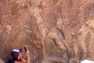 San Pedro de Atacama: Regenboogvallei en petrogliefentocht