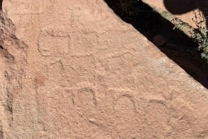 San Pedro de Atacama: Regenboogvallei en petrogliefentocht