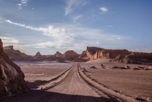 San Pedro de Atacama : Coucher de soleil dans la vallée de la lune