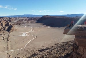 San Pedro de Atacama : Coucher de soleil dans la vallée de la lune
