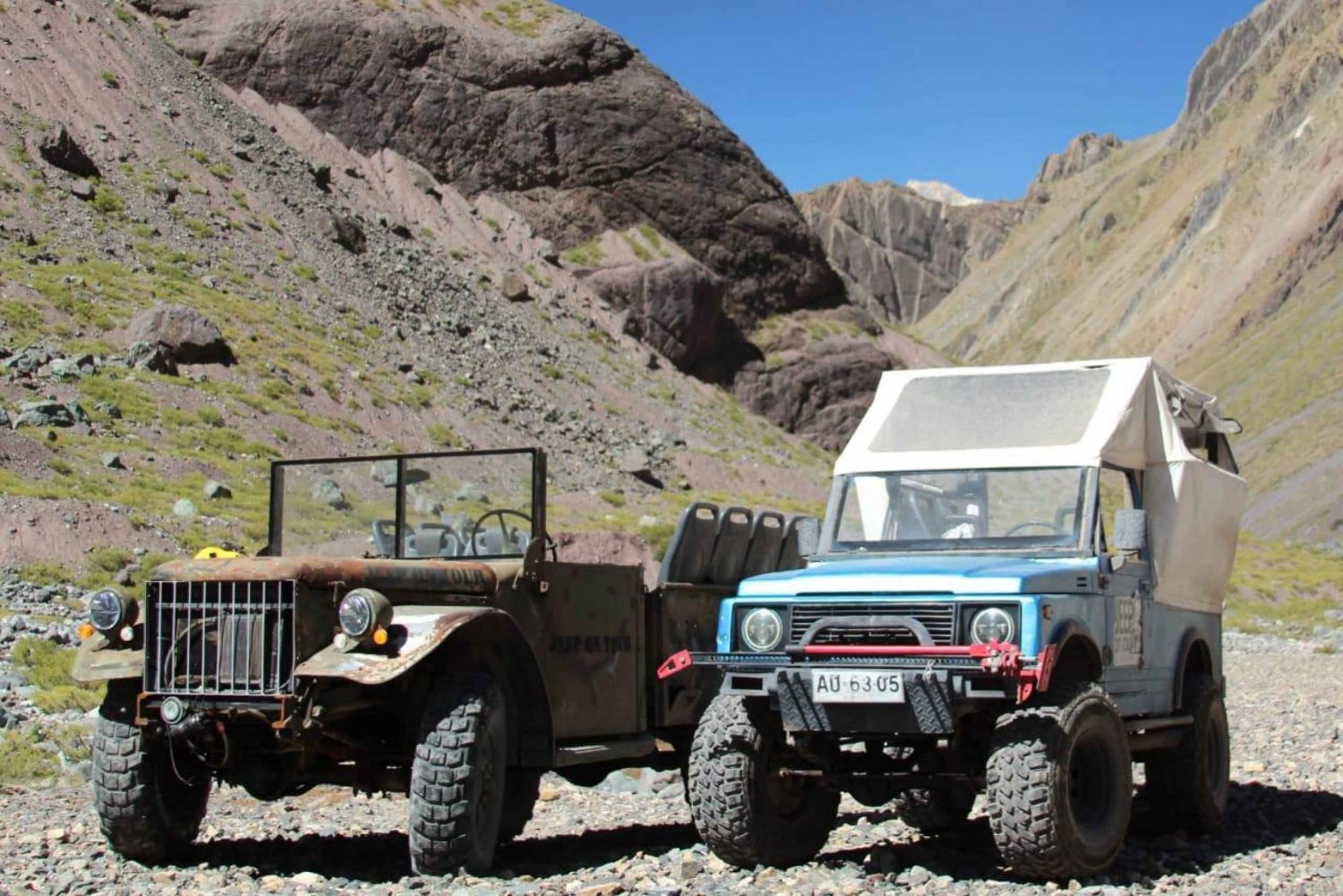 Santiago : Aventure hors route dans les Andes avec glaciers et volcans