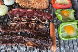 Santiago: Asado i degustacja win