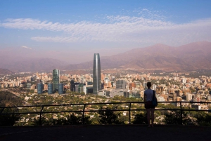 Santiago: Passeio de Teleférico e Excursão a Pé pelo Cerro San Cristóbal