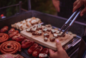 Santiago: Termas del Cajón del Maipo y Parrillada Chilena