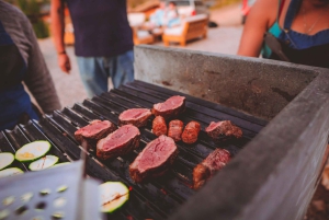 Santiago: Termas del Cajón del Maipo y Parrillada Chilena