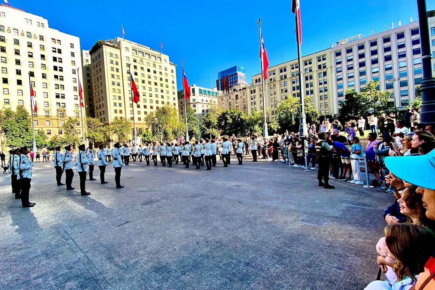 Santiago: Changing of the Guard Parade & Downtown Santiago