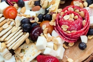 Santiago, Embalse del Yeso com churrasco