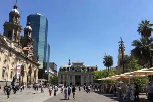 Santiago: Half-Day Guided Coach Tour and Local Snack