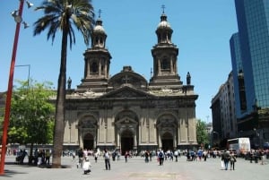 Santiago: tour guidato a piedi con una guida