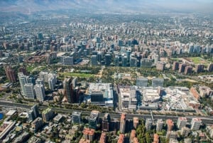 Santiago: Private Helicopter Ride with hotel transport.