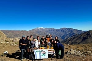 Santiago: pôr do sol na Cordilheira dos Andes com piquenique e brindes.