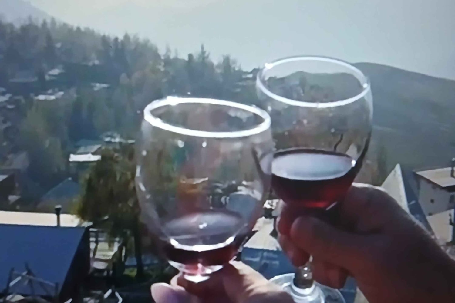 Santiago: Zonsondergang in de Andes met picknick