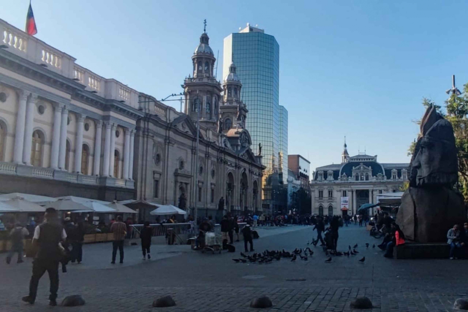 Santiago: Tour privado de la ciudad a pie, ¡como un lugareño!