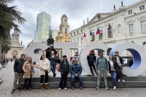 Santiago: Walking Tour with Bilingual Guide