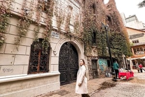 Santiago: Walking Tour with Bilingual Guide