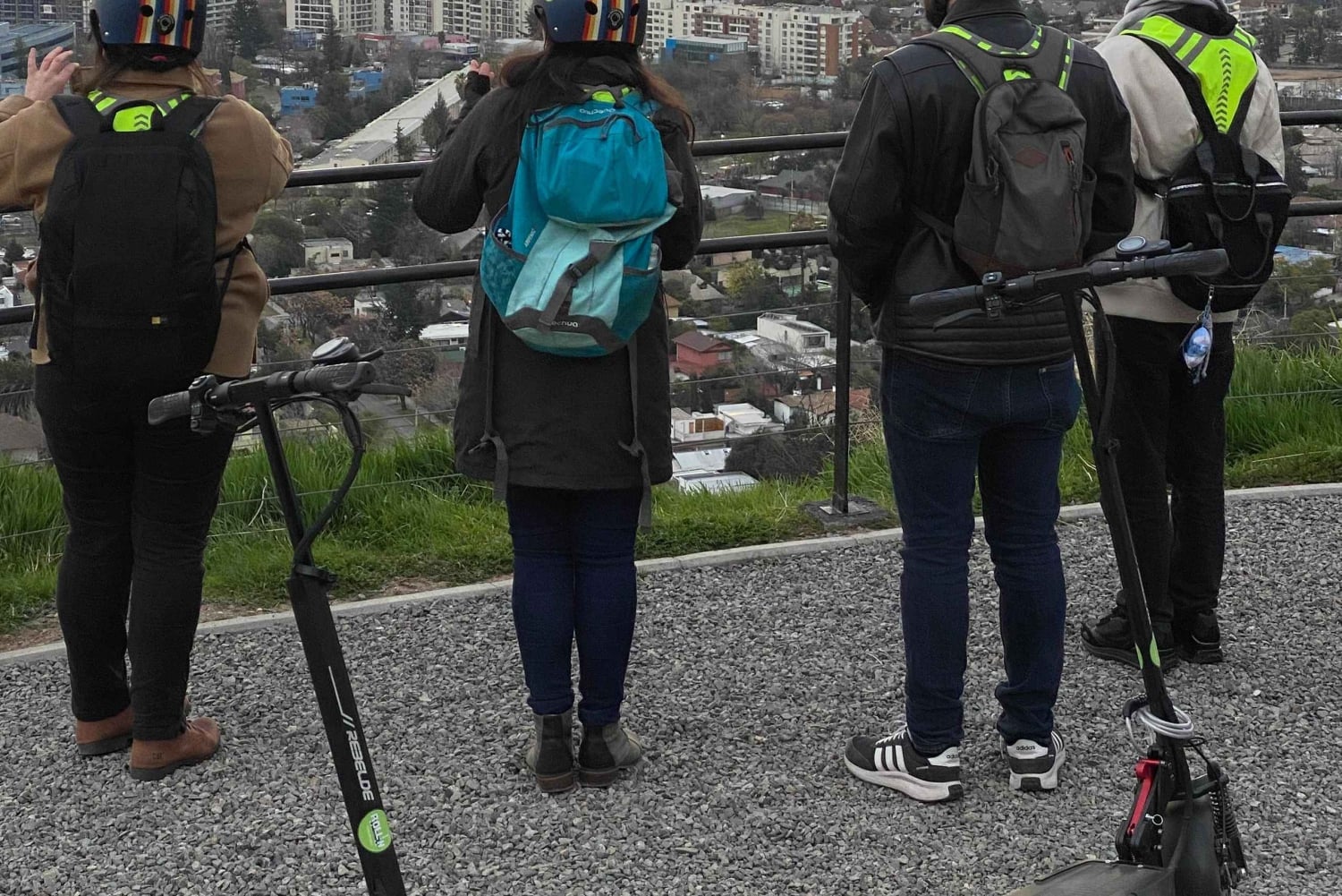 Scooter-eventyr i Precordillera i Santiago de Chile