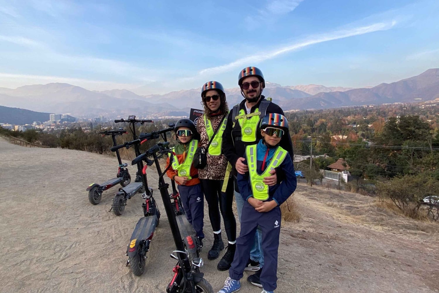Scooter-eventyr i Precordillera i Santiago de Chile