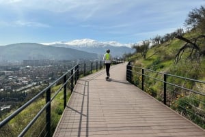 Scooter-eventyr i Precordillera i Santiago de Chile