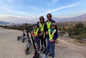 Scooter-eventyr i Precordillera i Santiago de Chile