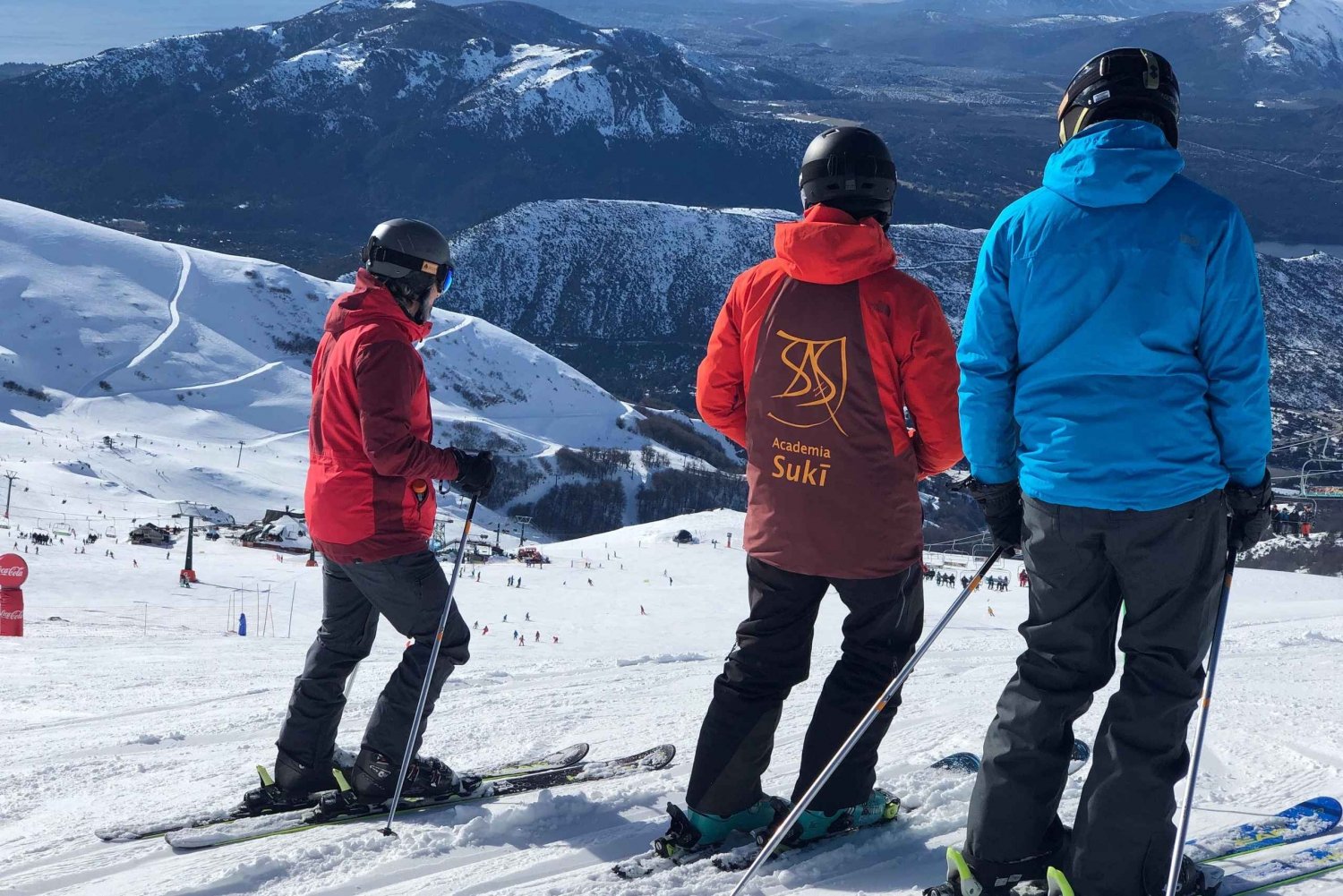 Ski lessons at Cerro Catedral, Patagonia Argentina (afternoon shift).