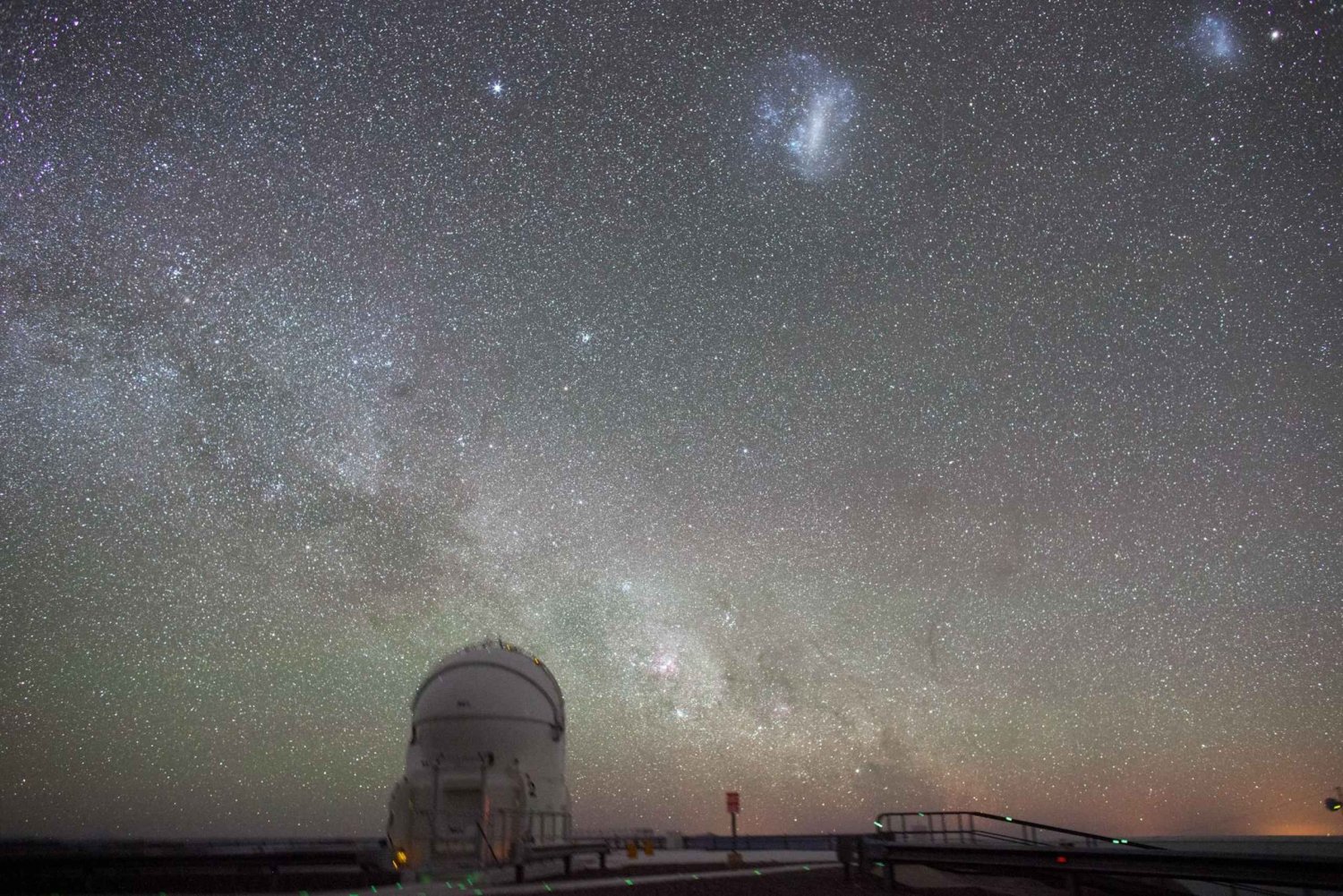 Obserwacja gwiazd w znanym na całym świecie obserwatorium Pangue