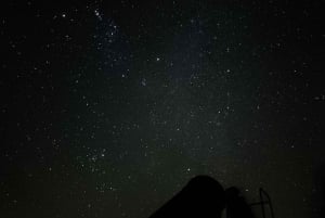 Observação de estrelas no internacionalmente renomado observatório Pangue