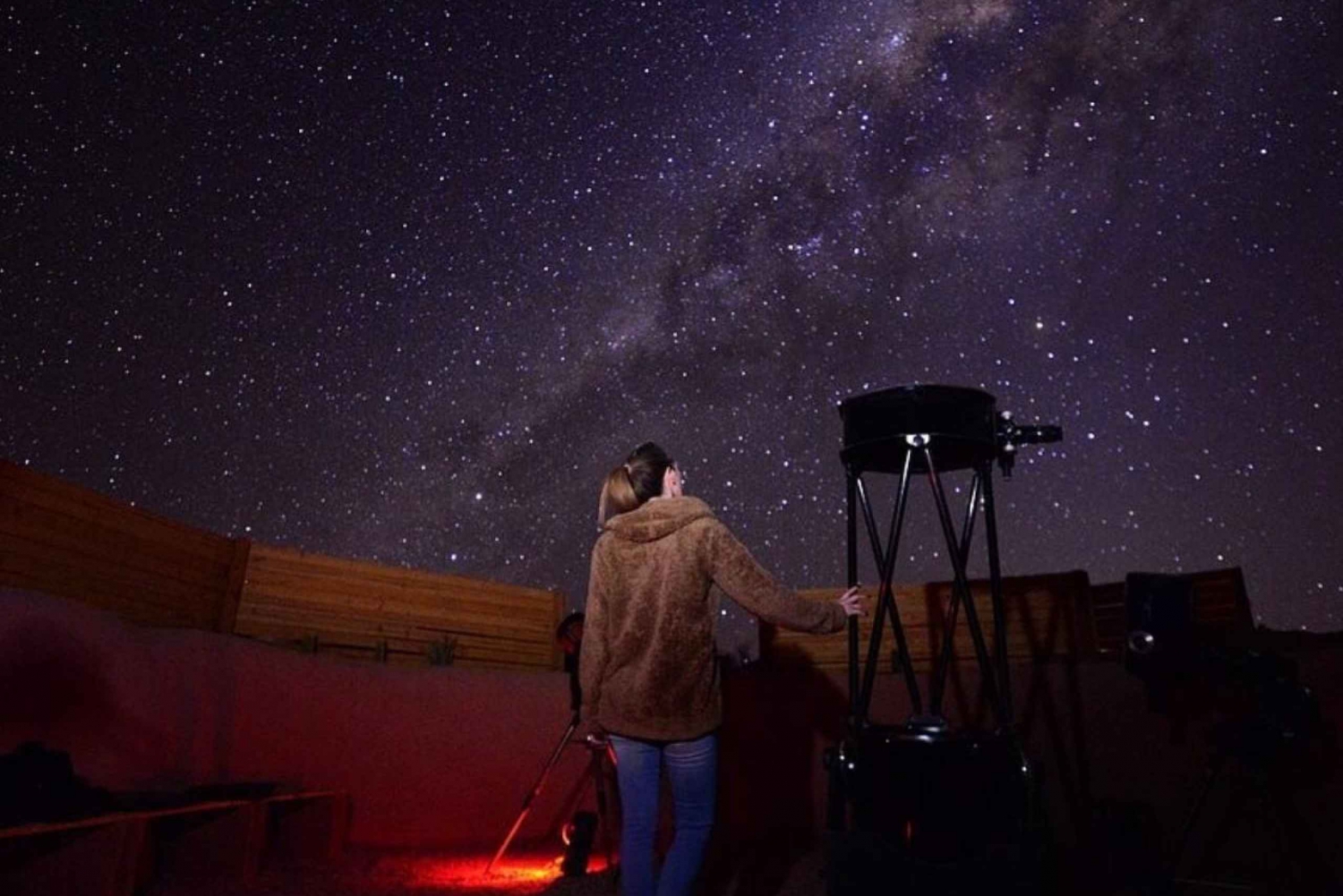Tour de observação de estrelas no Atacama: Experiência de fotografia do céu profundo