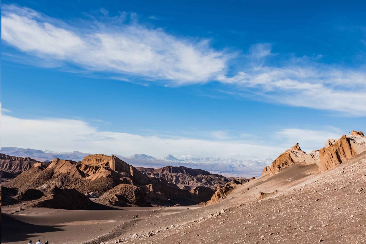 Valle de la Luna (Vallée de la Lune) depuis San Pedro de Atacama