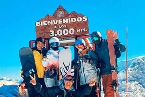 Santiago:Valle Nevado ski day