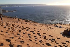 Valparaíso: Sandboarden en zonsondergang in de Concon zandduinen
