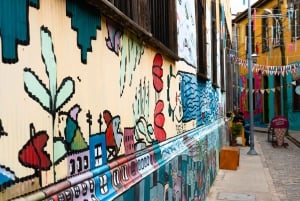 Valparaiso: Tour de arte de rua + almoço em um pequeno grupo