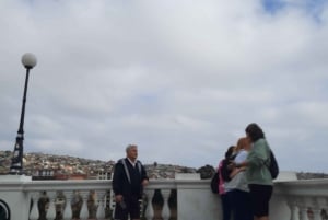 Valparaiso: Rundtur,hiss,open sky galleri,historiska centrum