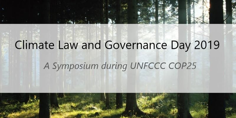 Climate Law and Governance Day 2019