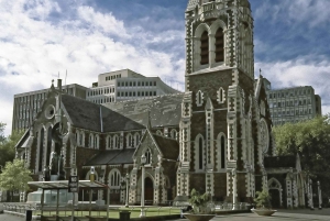 Christchurch City & Jetbåds-eventyr fra Akaroa