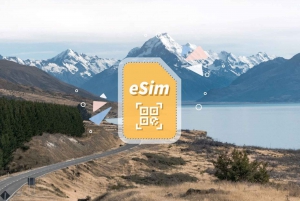 New Zealand: eSIM Mobile Data Plan with Australia Coverage