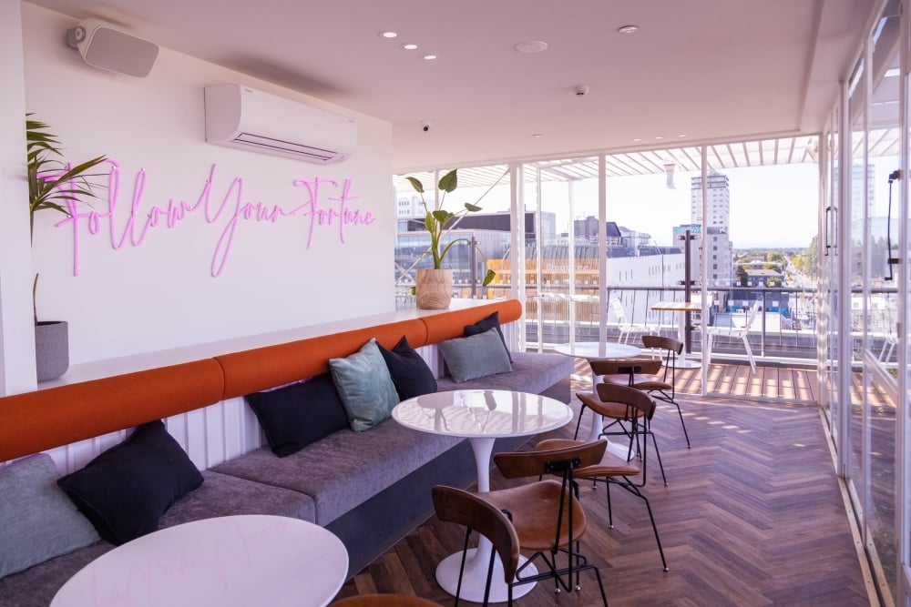 The Pink Lady Rooftop Bar