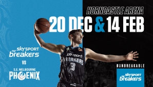 Sky Sport NZ Breakers - Individual games Tickets