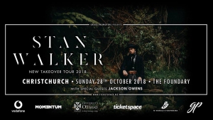 Stan Walker New Takeover Tour - Christchurch