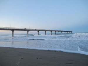 Evening time on New Brighton Beach