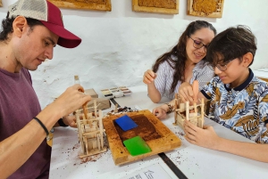 Barichara : Cours sur la construction en pisé mini tapialito