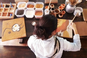 Barichara: Workshop de pintura com terra colorida