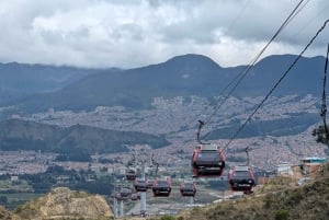 Bogotá: kabelbaan naar de grootste sloppenwijk in Bogotá: El Paraiso